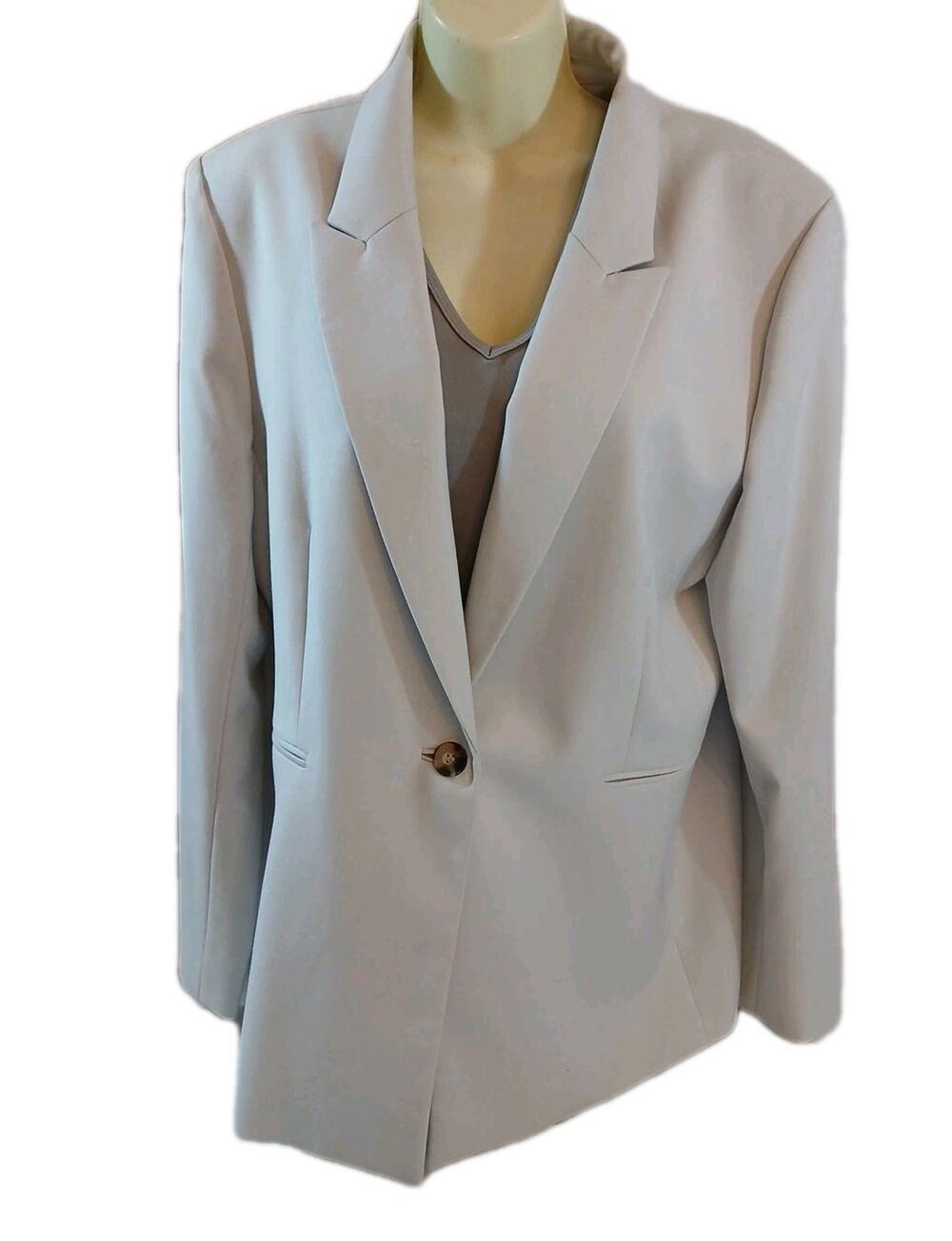 Alex Marie 2piece Gray Suit One Button Blazer And Pants Size 14